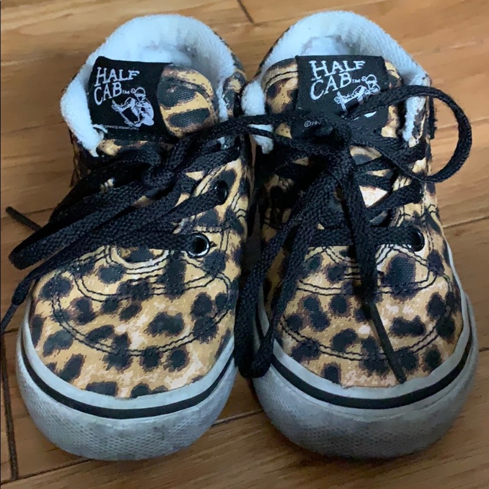 Cheetah toddler Vans